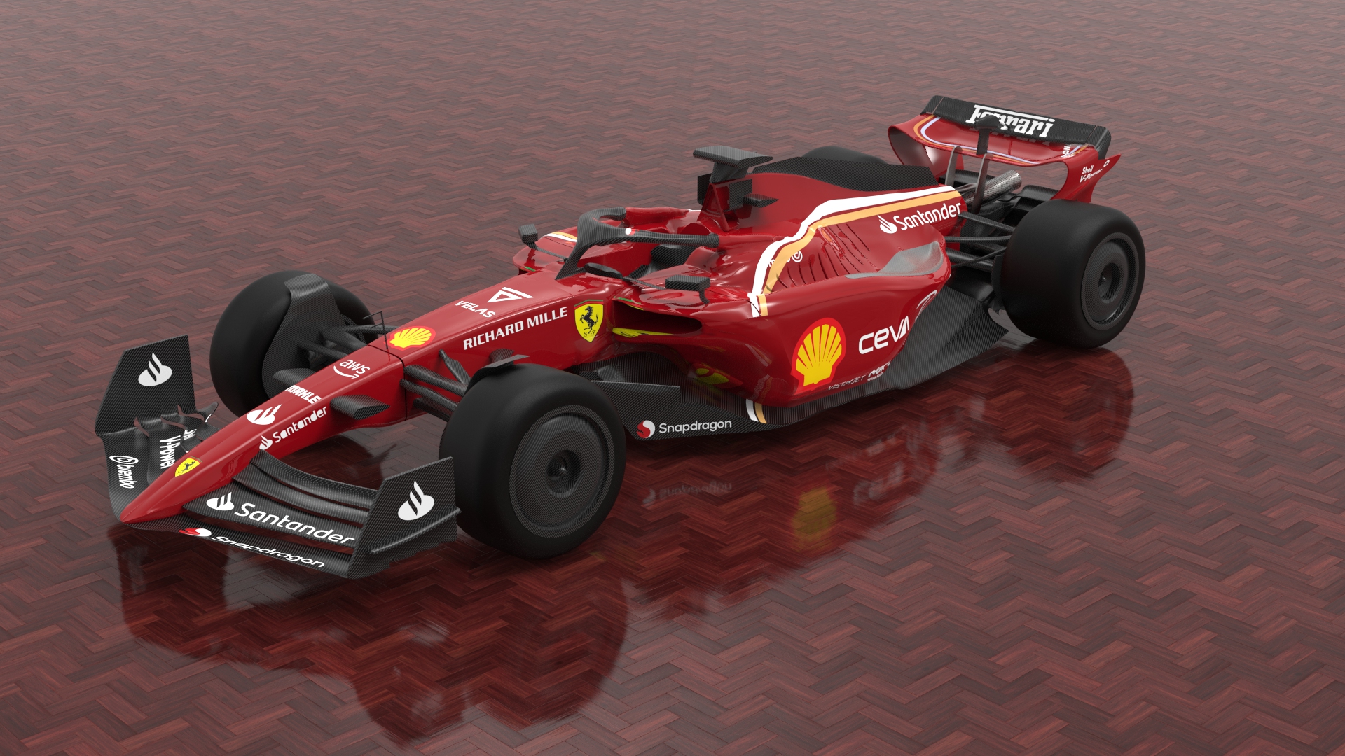 法拉利车队一级方程式赛车